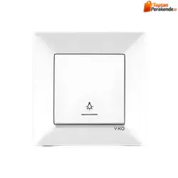 Viko Karre/Meridian Beyaz Işıklı Light Mekanizma (Çerçeve Hariç) 90967014